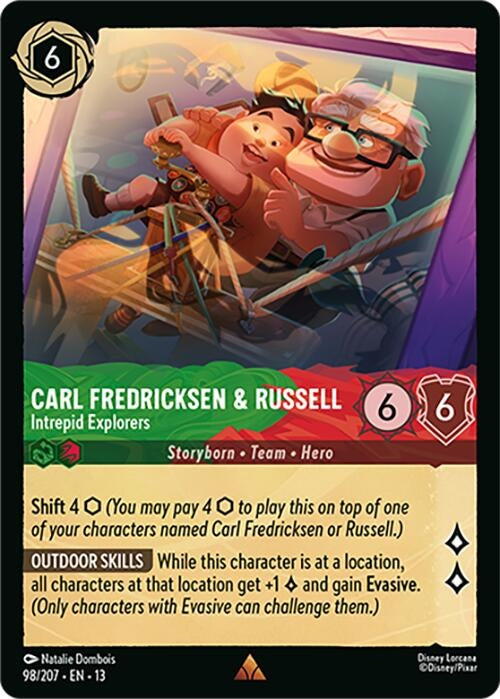 Image for Carl Fredricksen & Russell - Intrepid Explorers (98/204) (13) - Disney Lorcana