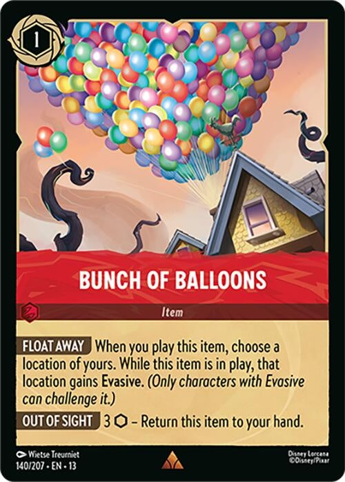 Image for Bunch of Balloons (140/204) (13) - Disney Lorcana