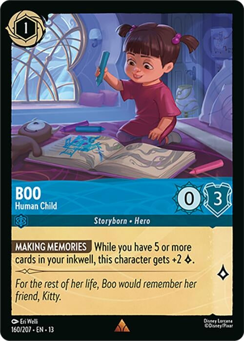 Image for Boo - Human Child (160/204) (13) - Disney Lorcana