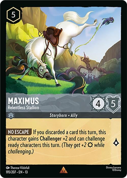 Image for Maximus - Relentless Stallion (195/204) (13) - Disney Lorcana