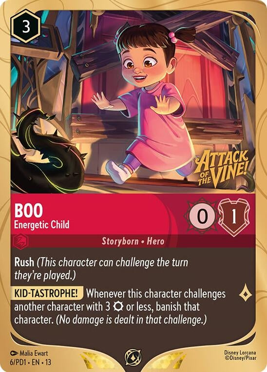 Image for Boo - Energetic Child (6) (DLPC) - Disney Lorcana
