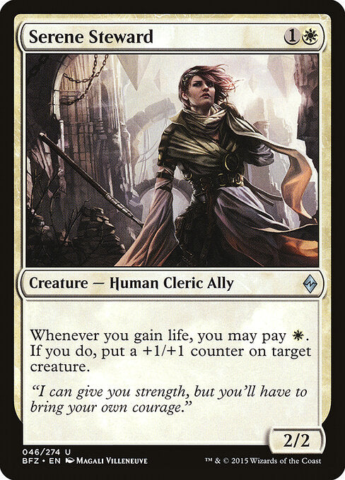 Serene Steward - Battle for Zendikar - 46