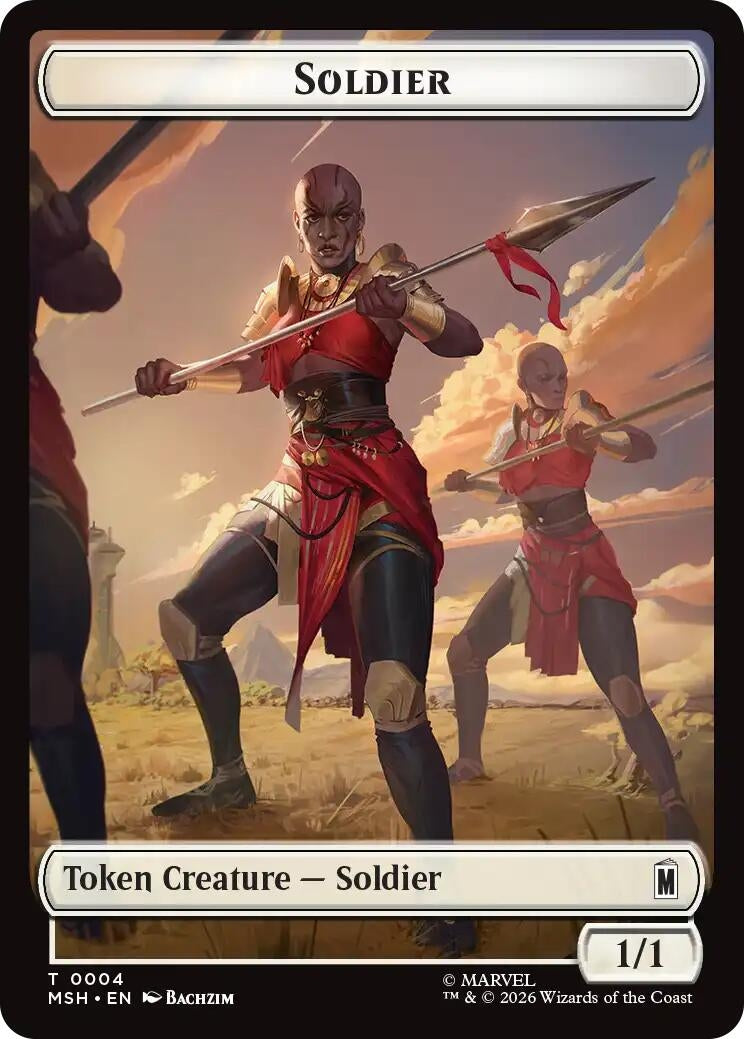 Image for Soldier // Goat Double-Sided Token (4 // 6) (MSC) - Magic: The Gathering