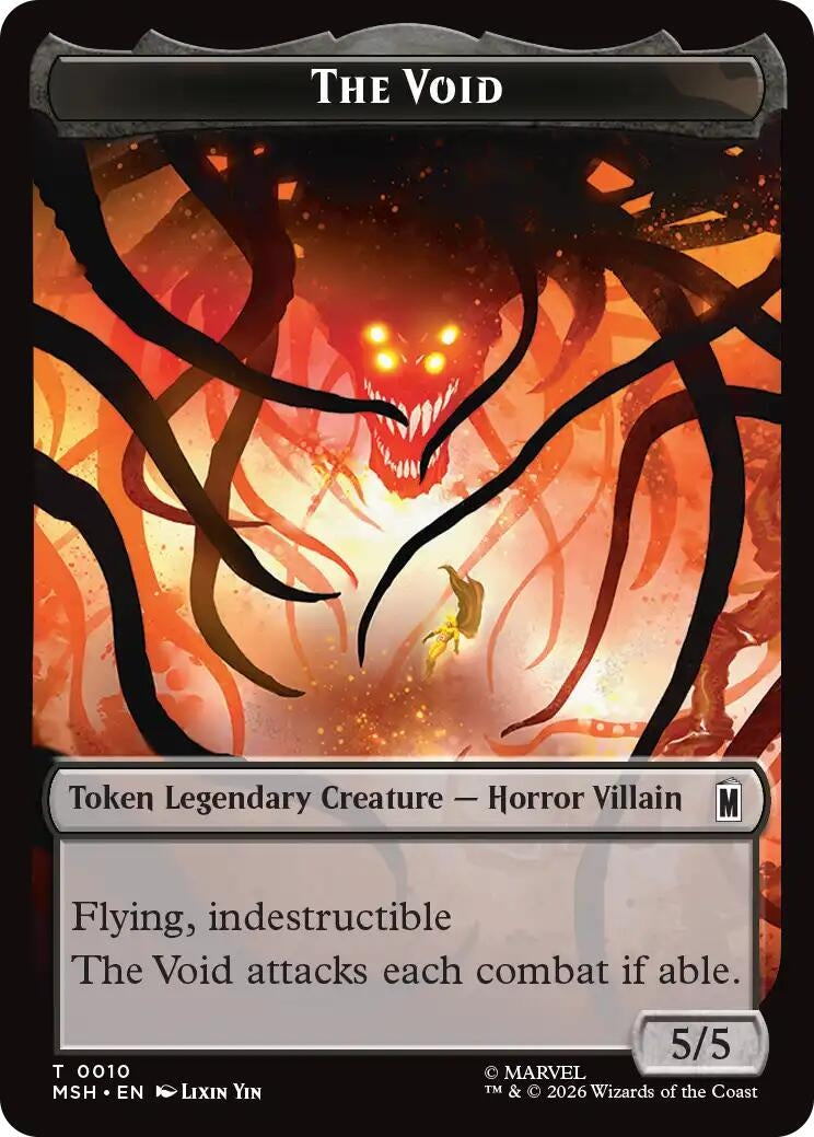 Image for The Void // Squirrel Double-Sided Token (10 // 14) (MSH) - Magic: The Gathering