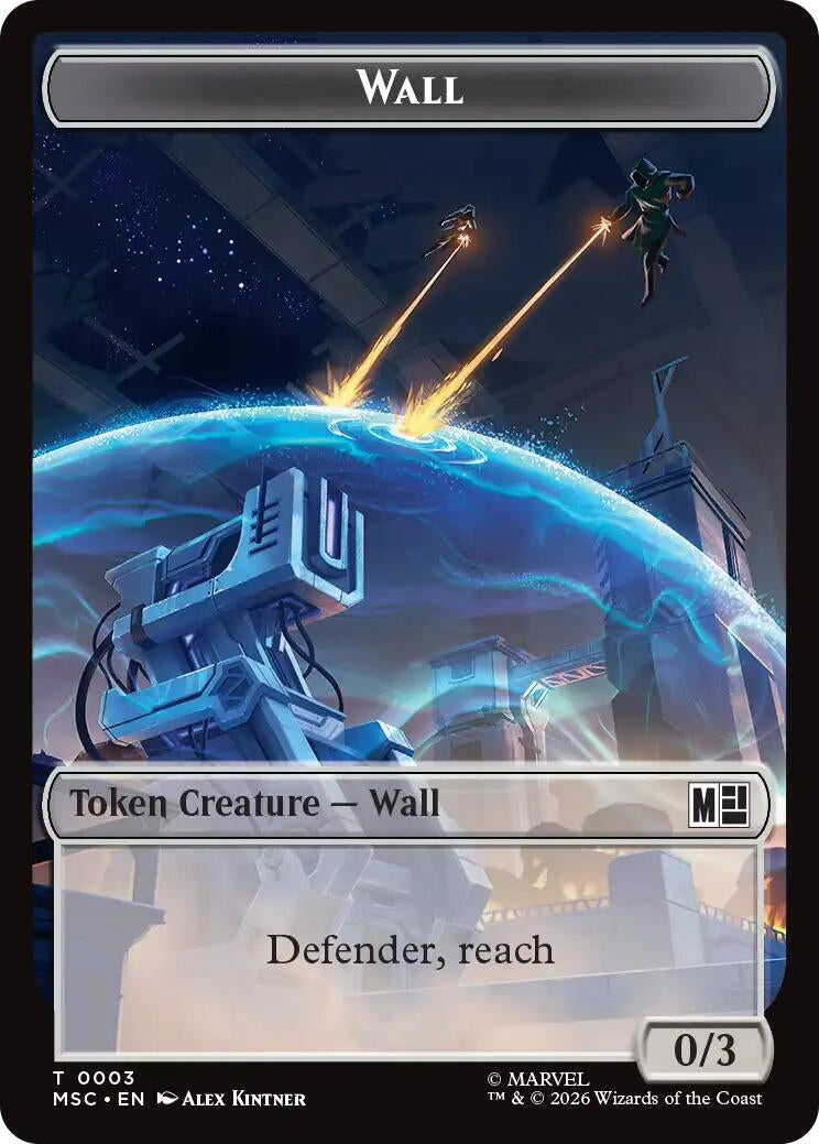 Image for Wall // Council of Reeds Double-Sided Token (3 // 8) (MSC) - Magic: The Gathering