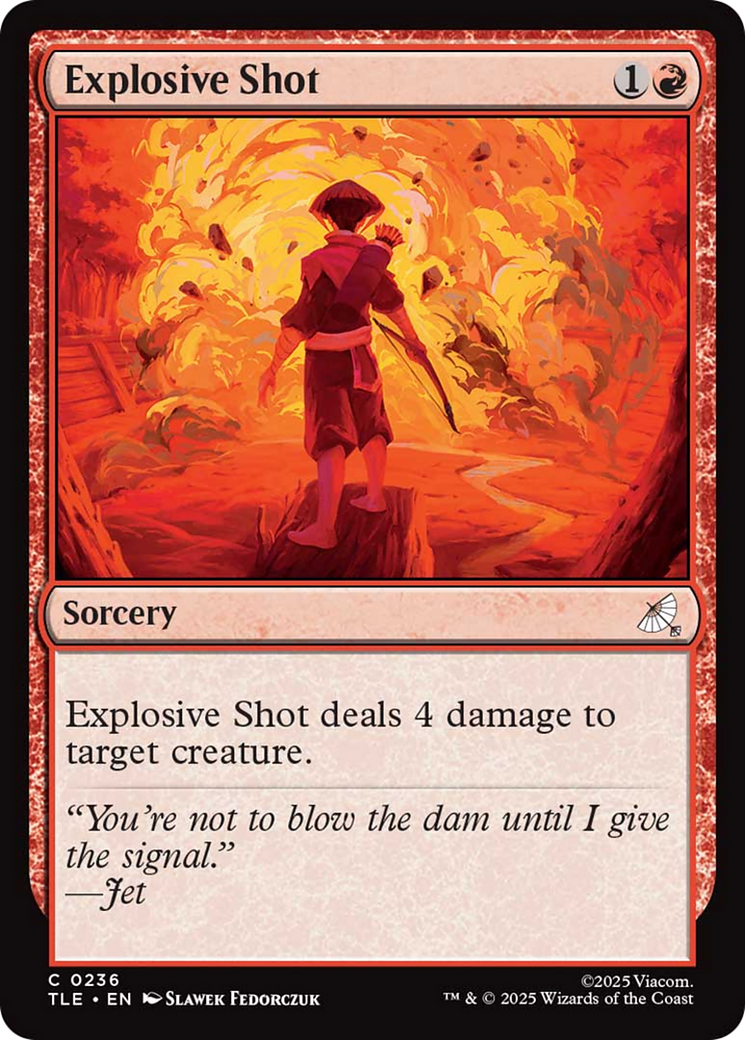 Explosive Shot [Avatar: The Last Airbender: Eternal-Legal]