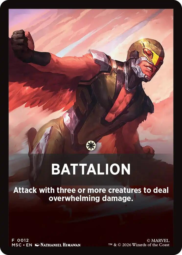 Image for Battalion Theme Card (12) (MSC) - Magic: The Gathering