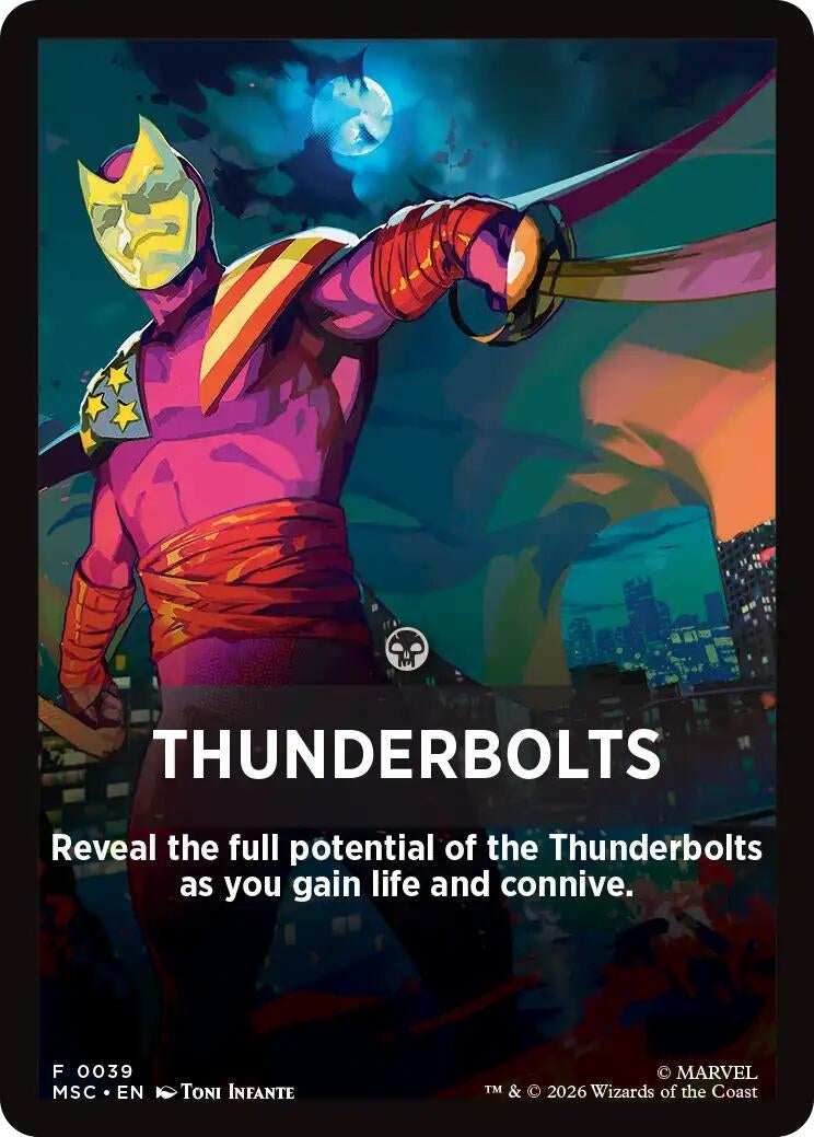 Image for Thunderbolts Theme Card (39) (MSC) - Magic: The Gathering