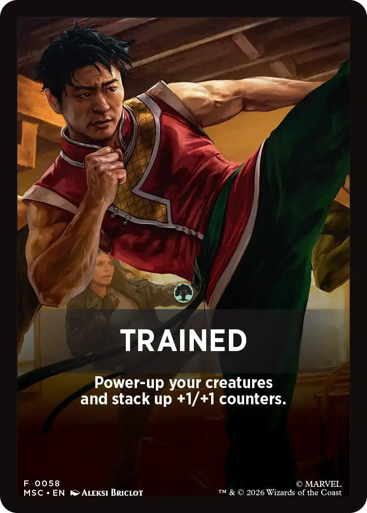 Image for Trained Theme Card (58) (MSC) - Magic: The Gathering