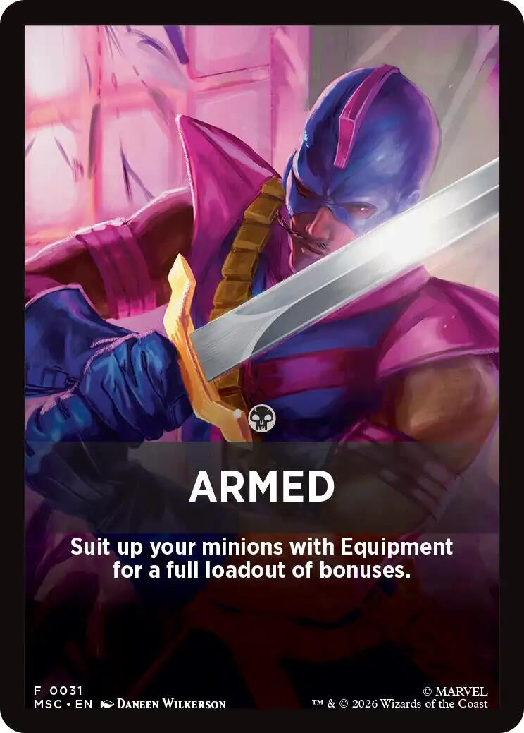 Image for Armed Theme Card (31) (MSC) - Magic: The Gathering
