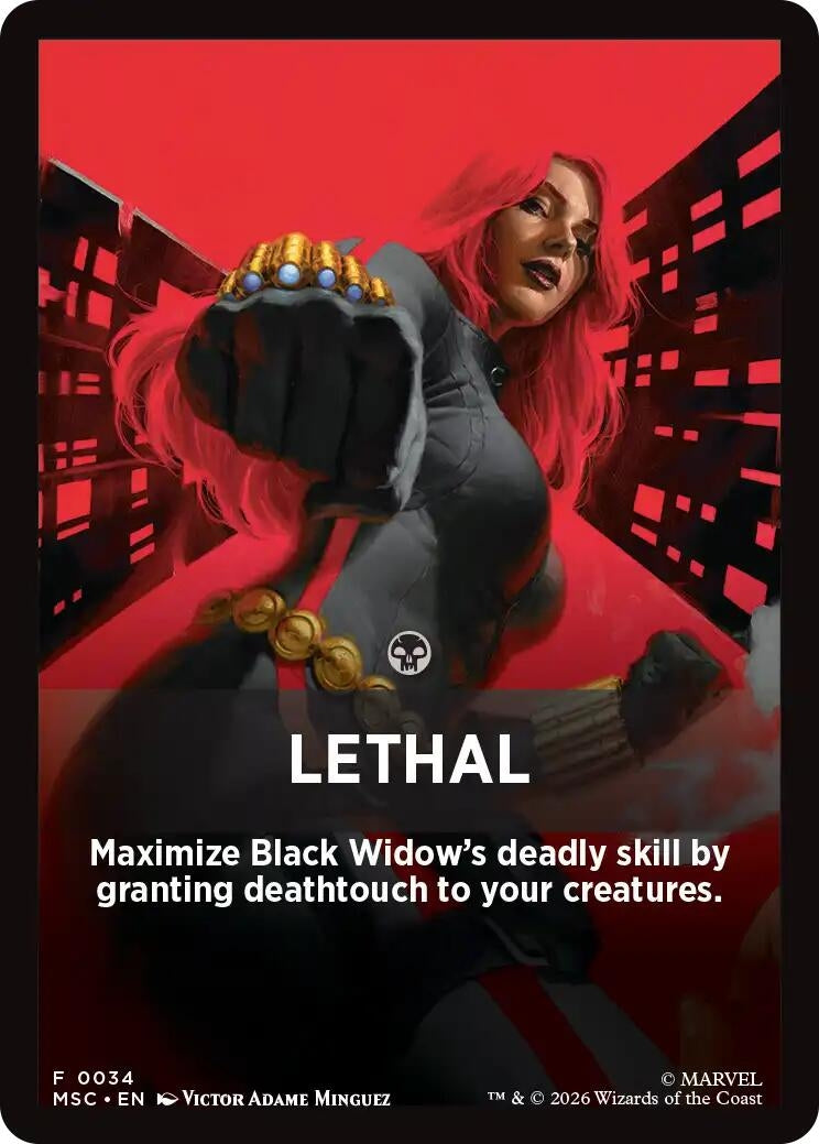 Image for Lethal Theme Card (34) (MSC) - Magic: The Gathering