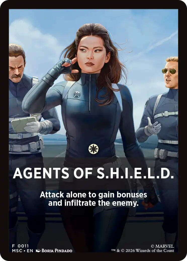 Image for Agents of S.H.I.E.L.D. Theme Card (11) (MSC) - Magic: The Gathering