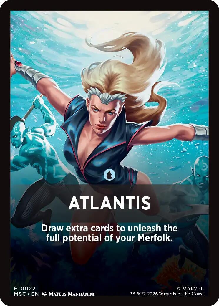 Image for Atlantis Theme Card (22) (MSC) - Magic: The Gathering