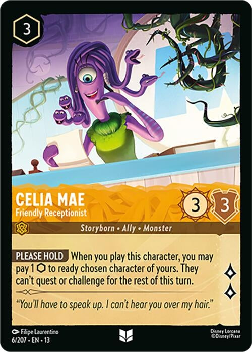 Image for Celia Mae - Friendly Receptionist (6/204) (13) - Disney Lorcana