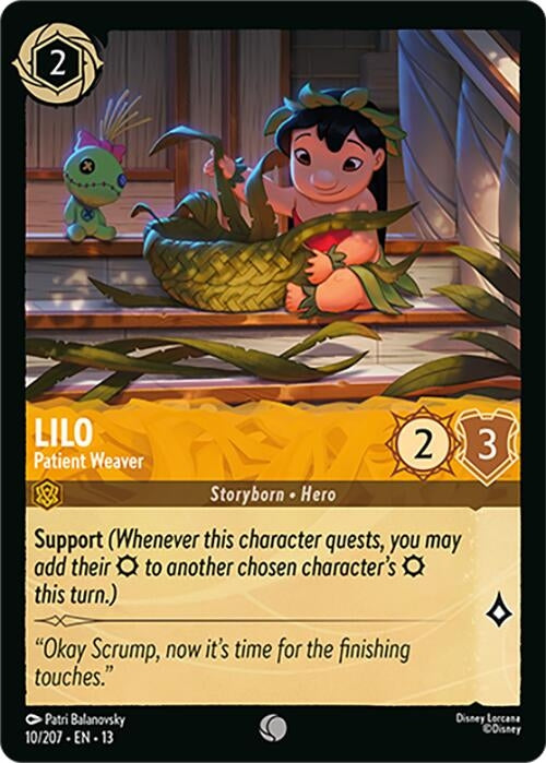 Image for Lilo - Patient Weaver (10/204) (13) - Disney Lorcana