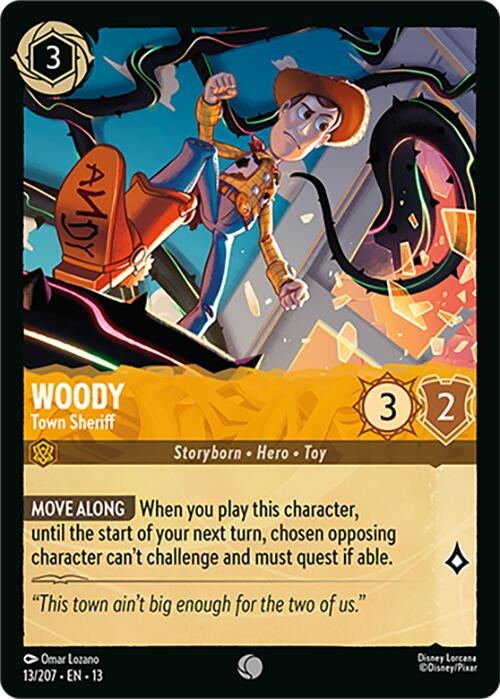 Image for Woody - Town Sheriff (13/204) (13) - Disney Lorcana