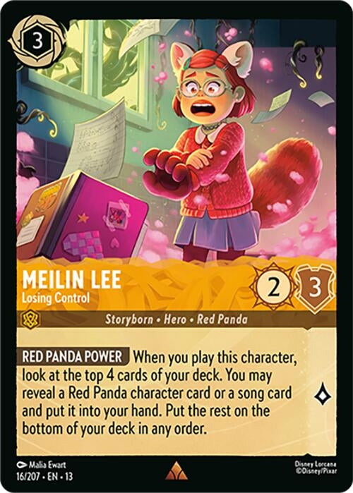 Image for Meilin Lee - Losing Control (16/204) (13) - Disney Lorcana