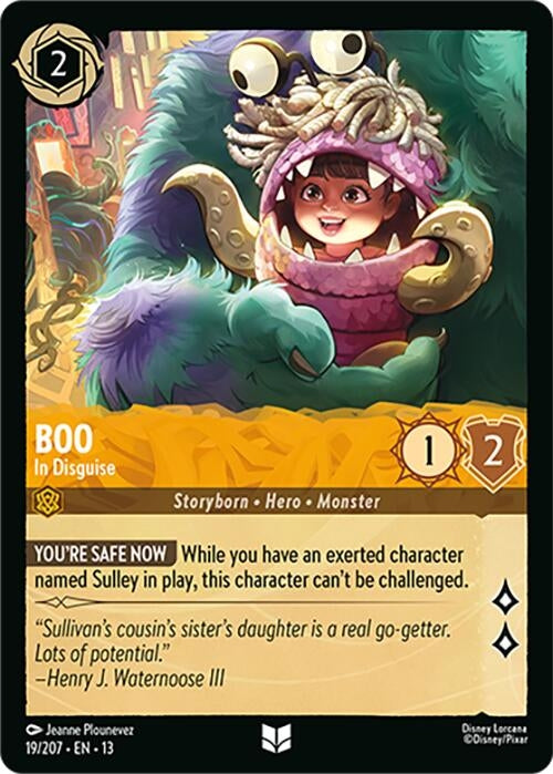 Image for Boo - In Disguise (19/204) (13) - Disney Lorcana