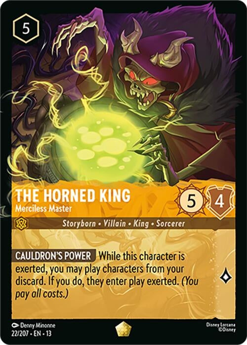 Image for The Horned King - Merciless Master (22/204) (13) - Disney Lorcana