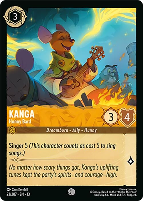 Image for Kanga - Hunny Bard (23/204) (13) - Disney Lorcana