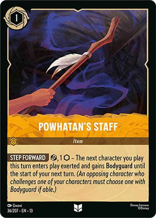Image for Powhatan's Staff (36/204) (13) - Disney Lorcana