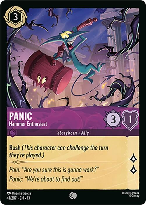 Image for Panic - Hammer Enthusiast (41/204) (13) - Disney Lorcana