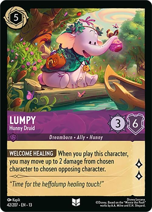 Image for Lumpy - Hunny Druid (42/204) (13) - Disney Lorcana