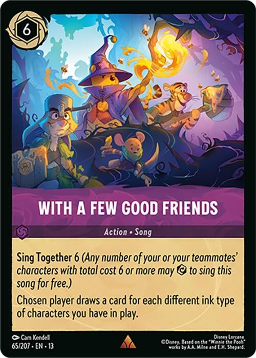 Image for With a Few Good Friends (65/204) (13) - Disney Lorcana