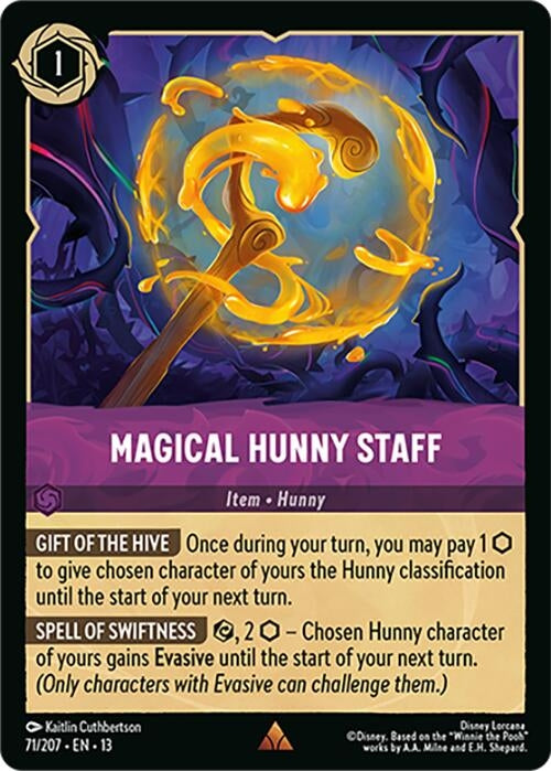 Image for Magical Hunny Staff (71/204) (13) - Disney Lorcana
