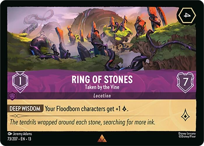 Image for Ring of Stones - Taken by the Vine (73/204) (13) - Disney Lorcana