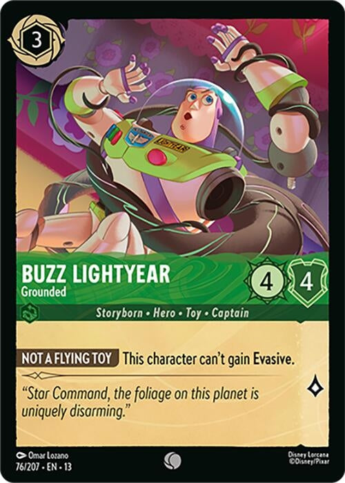 Image for Buzz Lightyear - Grounded (76/204) (13) - Disney Lorcana