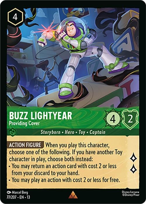 Image for Buzz Lightyear - Providing Cover (77/204) (13) - Disney Lorcana