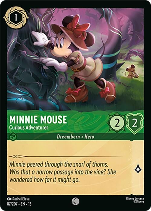 Image for Minnie Mouse - Curious Adventurer (87/204) (13) - Disney Lorcana