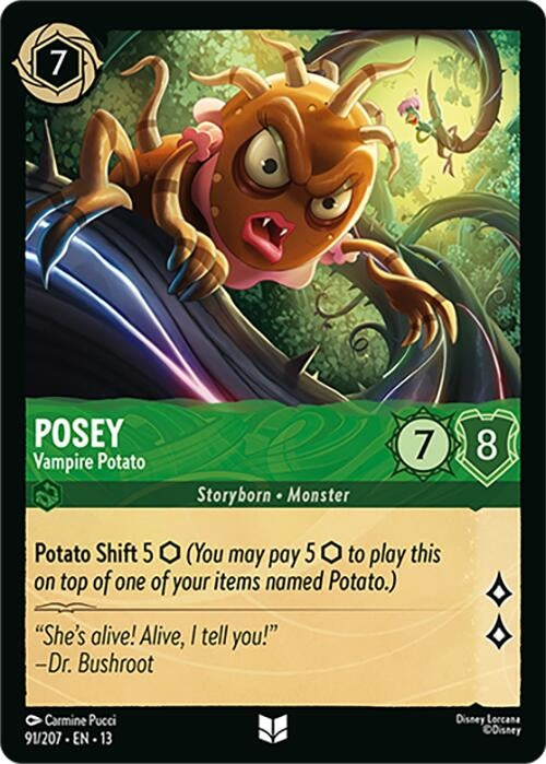 Image for Posey - Vampire Potato (91/204) (13) - Disney Lorcana