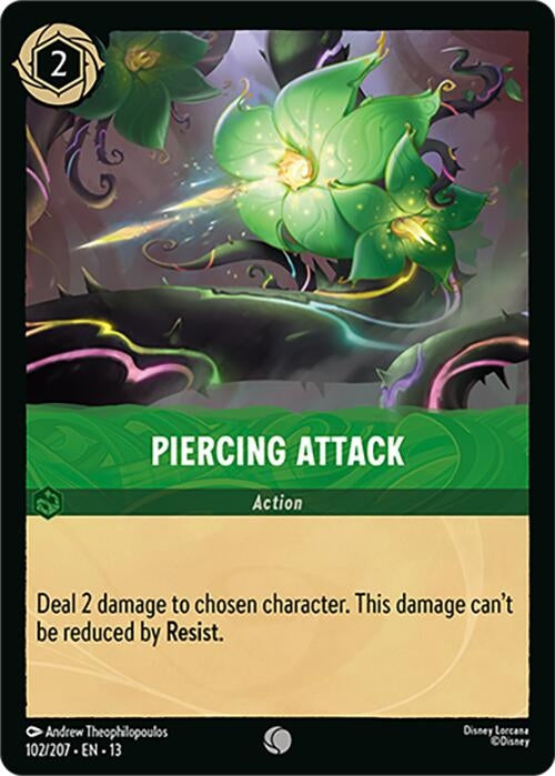 Image for Piercing Attack (102/204) (13) - Disney Lorcana