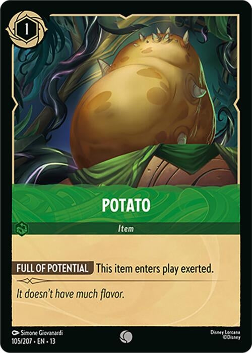 Image for Potato (105/204) (13) - Disney Lorcana