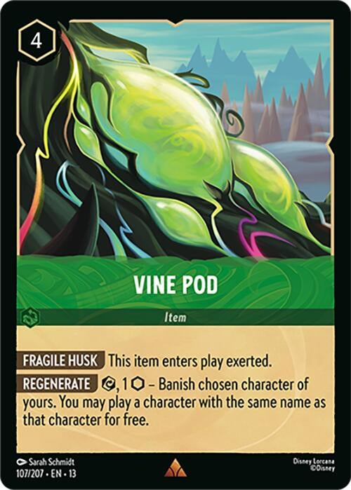 Image for Vine Pod (107/204) (13) - Disney Lorcana