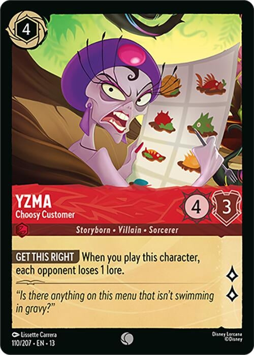 Image for Yzma - Choosy Customer (110/204) (13) - Disney Lorcana