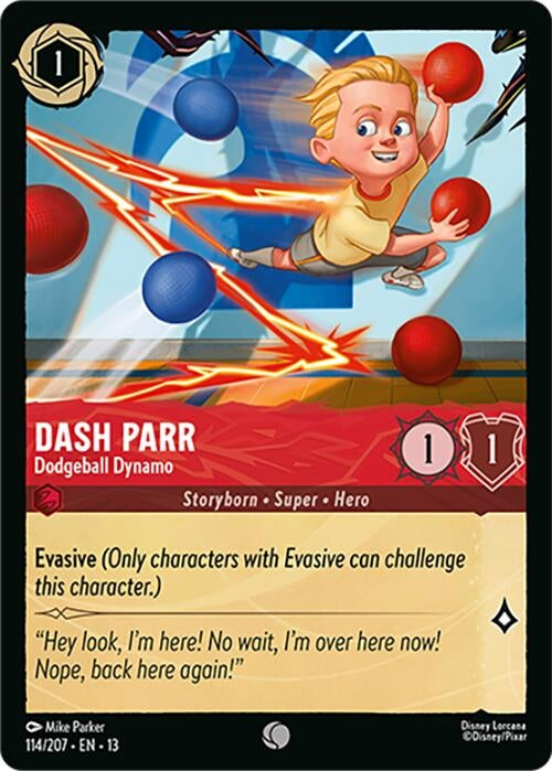 Image for Dash Parr - Dodgeball Dynamo (114/204) (13) - Disney Lorcana