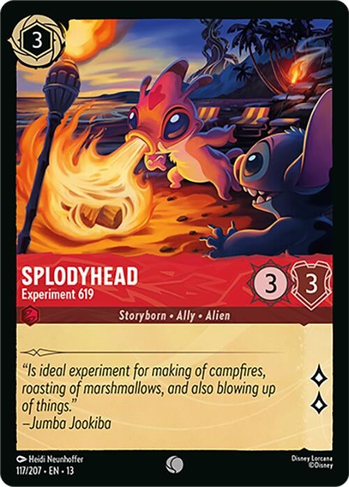 Image for Splodyhead - Experiment 619 (117/204) (13) - Disney Lorcana