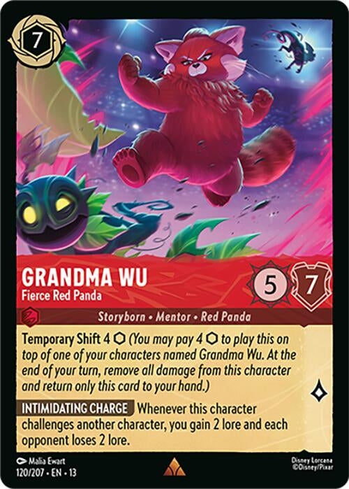 Image for Grandma Wu - Fierce Red Panda (120/204) (13) - Disney Lorcana