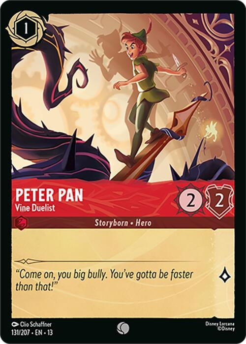Image for Peter Pan - Vine Duelist (131/204) (13) - Disney Lorcana