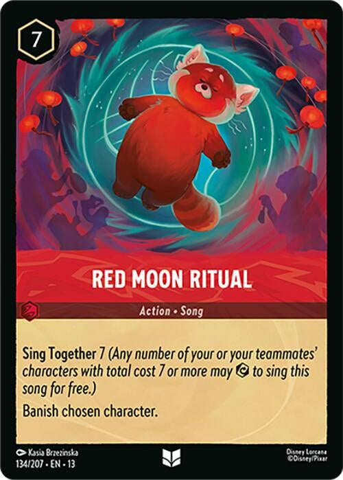 Image for Red Moon Ritual (134/204) (13) - Disney Lorcana