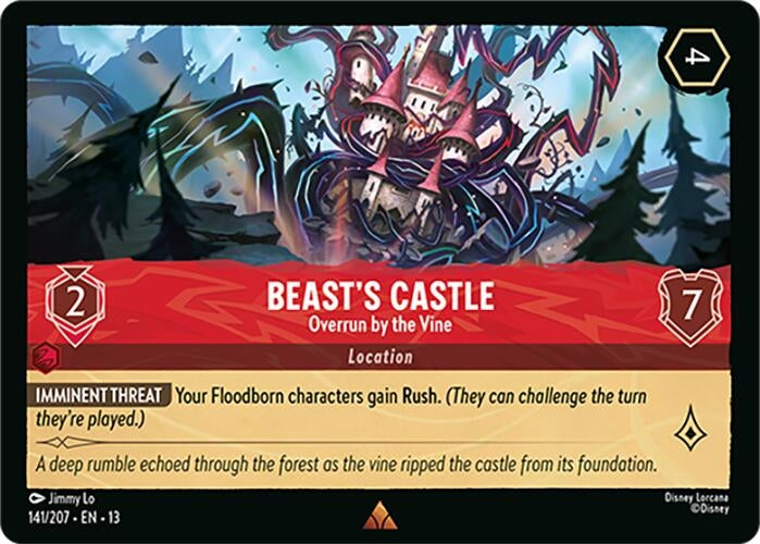 Image for Beast's Castle - Overrun by the Vine (141/204) (13) - Disney Lorcana