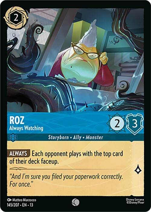 Image for Roz - Always Watching (145/204) (13) - Disney Lorcana