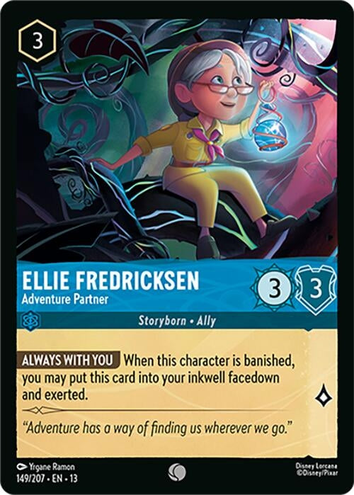 Image for Ellie Fredricksen - Adventure Partner (149/204) (13) - Disney Lorcana