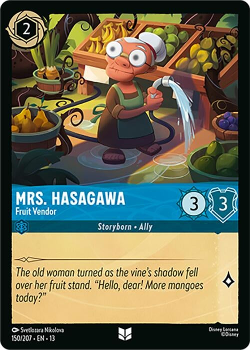 Image for Mrs. Hasagawa - Fruit Vendor (150/204) (13) - Disney Lorcana