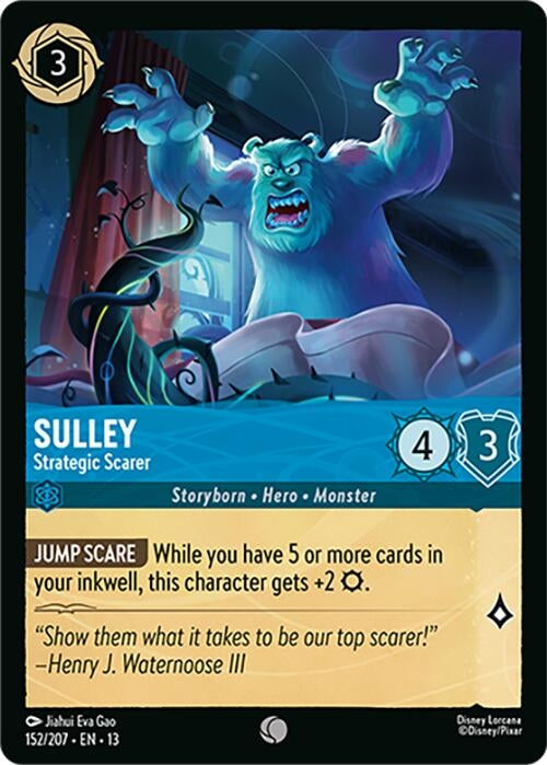 Image for Sulley - Strategic Scarer (152/204) (13) - Disney Lorcana