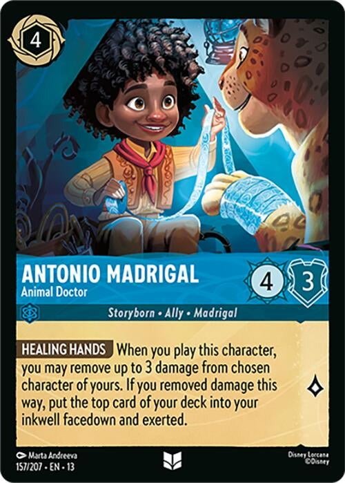 Image for Antonio Madrigal - Animal Doctor (157/204) (13) - Disney Lorcana