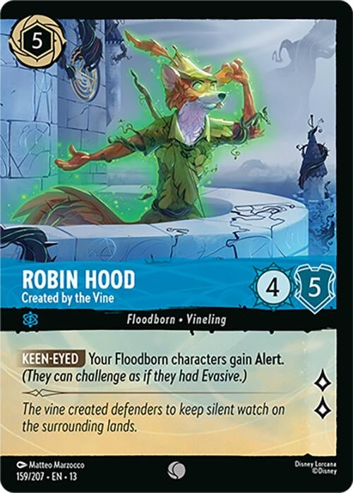 Image for Robin Hood - Created by the Vine (Foil) (159/204) (13) - Disney Lorcana